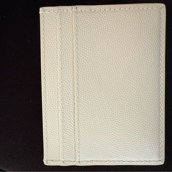 Brand new with coa Saint Laurent Beige Card Holder unisex new with dustbag - Picture 5 of 11